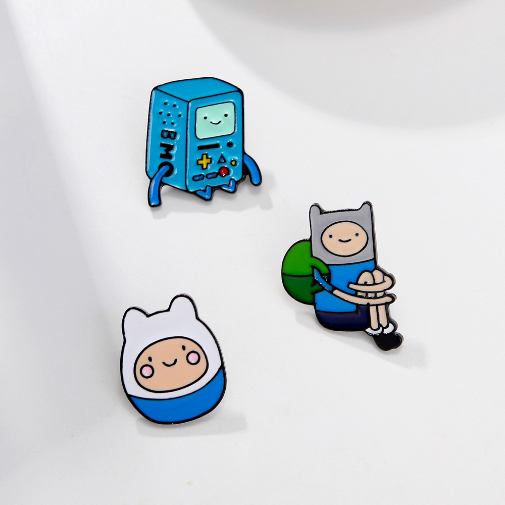 Cartoon Style Cute Pin Cartoon Character Alloy Plating Unisex Brooches display picture 1