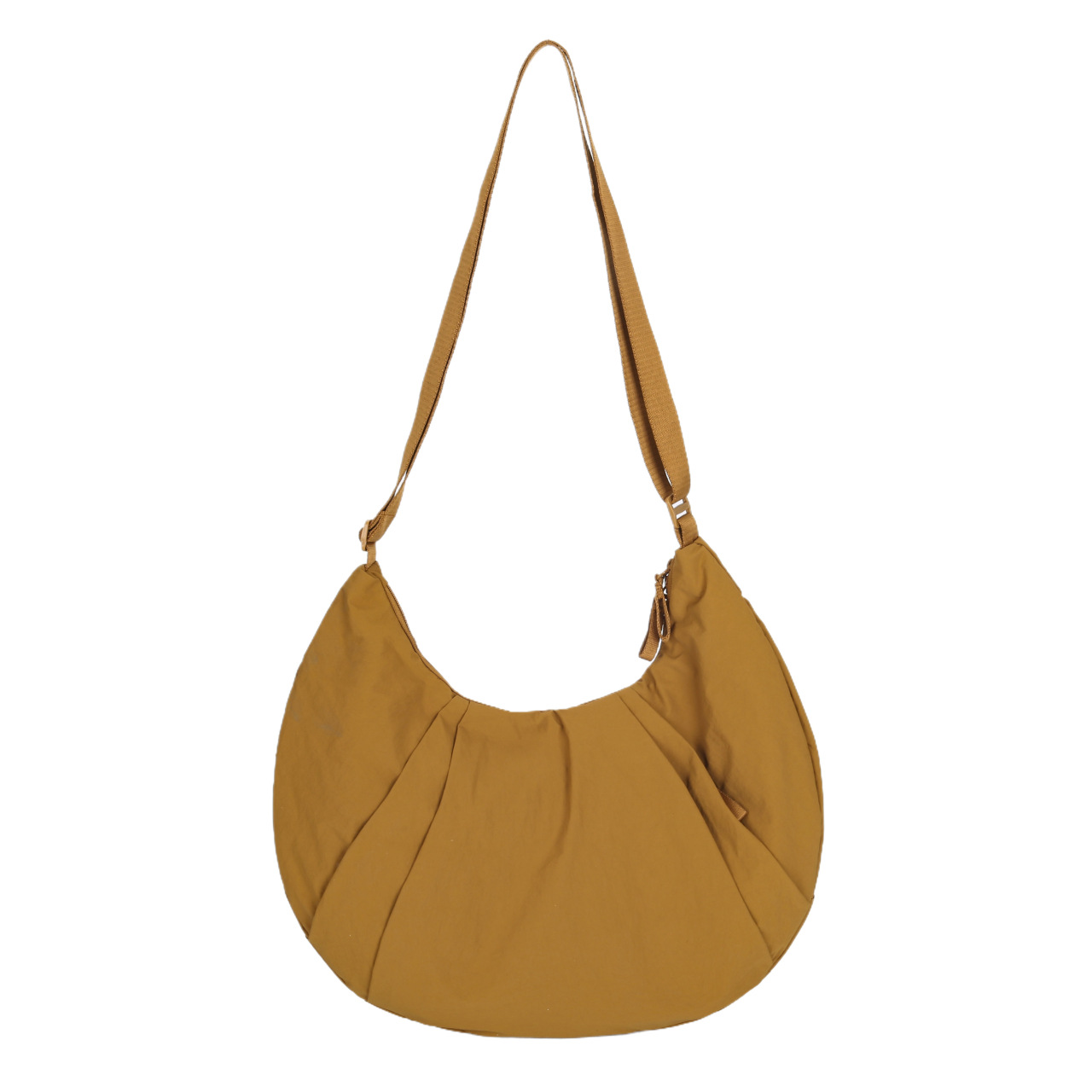 2024 Autum New Solid Color Simple Wester Large Capacity Fashio Sigle Shoulder Crossbody Bag Sports Style Dumplig_voghion.com