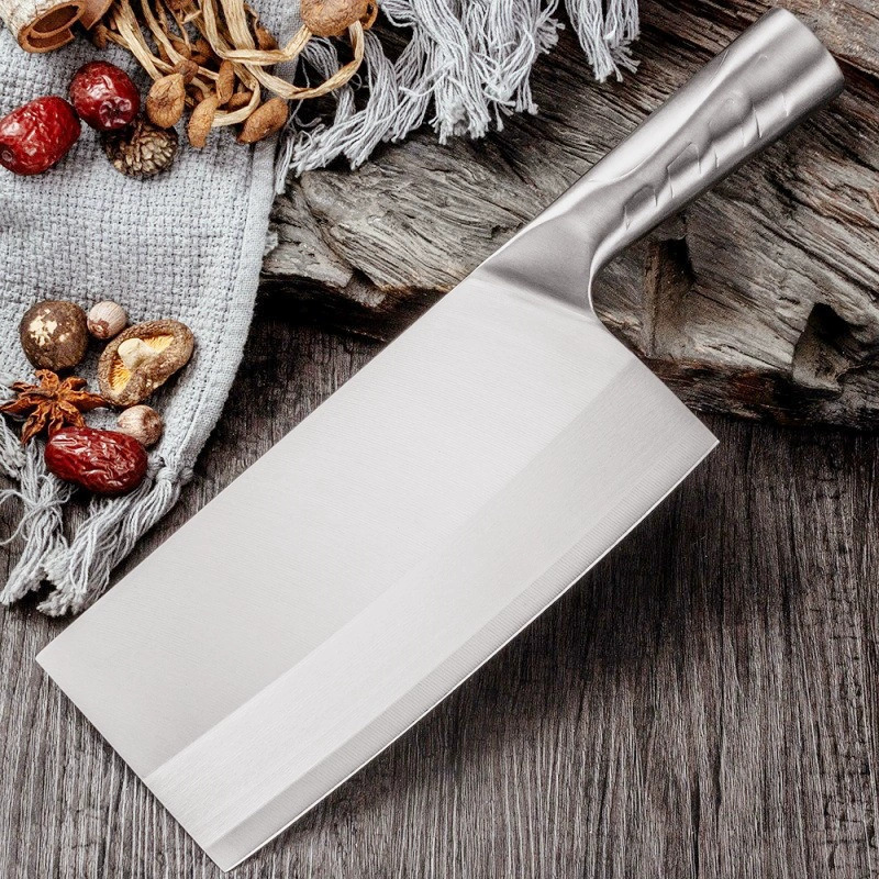 Thickened Stainless Steel Integrated Kuboli-Style Chopping and Cutting Knife, Sharp and Durable, Wholesale Knife Tools