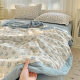 Class A knitted cotton double-layer yarn summer cool quilt four-piece air conditioning quilt student dormitory is directly supplied by bedding manufacturers