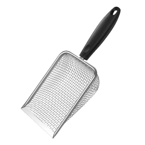 Upgraded Cat Litter Scoop with Stainless Steel Handle, Rutin Chicken Scoop, Reptile Scoop, Beach Scoop