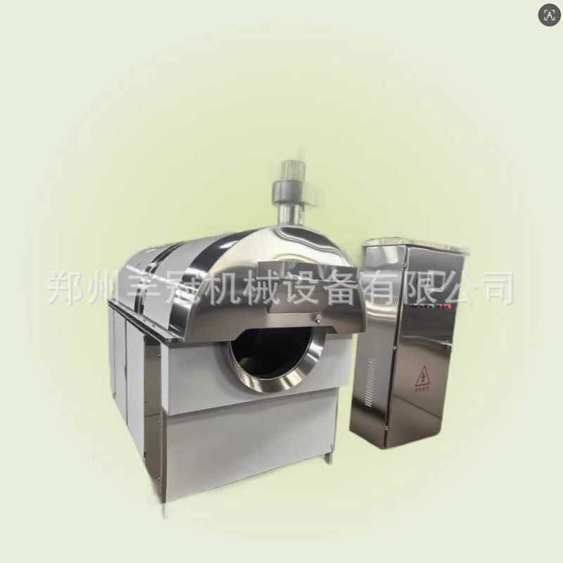 100型燃气滚筒炒货机流动式炒瓜子机炒板栗机 电磁炒五谷杂粮机