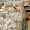 Cotton-Floral Milk Cat [Category A maternal and infant, suitable for sleeping naked]