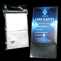 厂家直销透明磨砂加厚牌套20丝高质量卡套桌游卡牌配件单面透明现