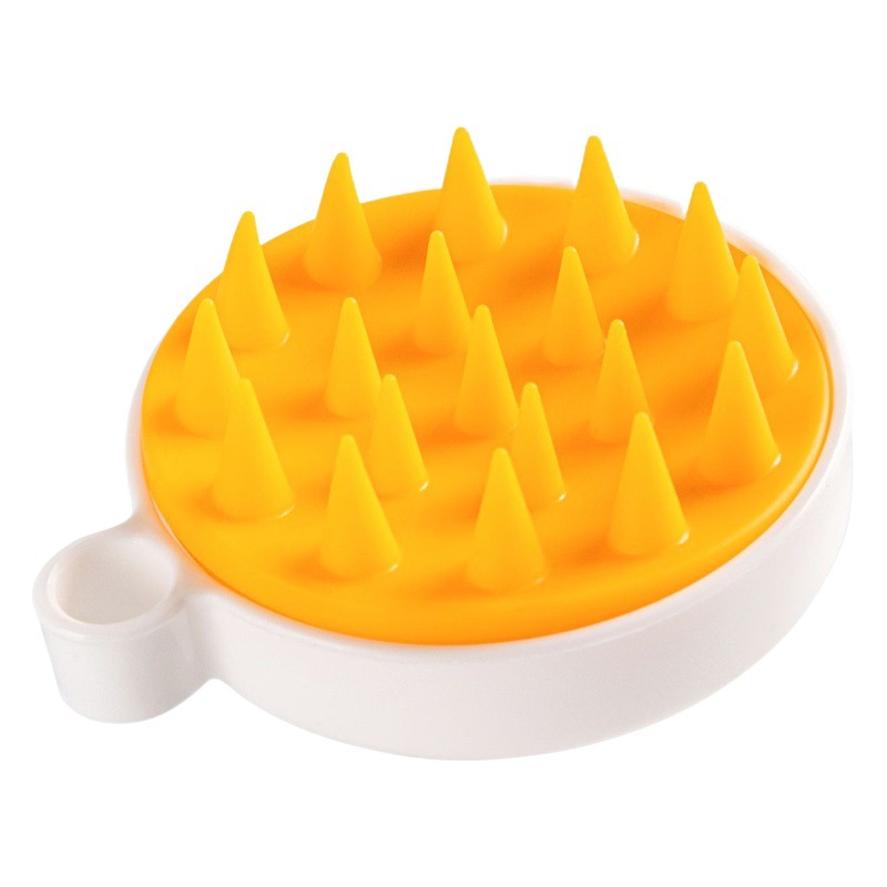 Cepillo Masajeador para Champú 6-14 cm de TPE Dientes Suaves, Masaje de Champú