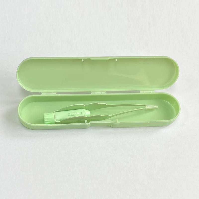 Tweezers + box (green)