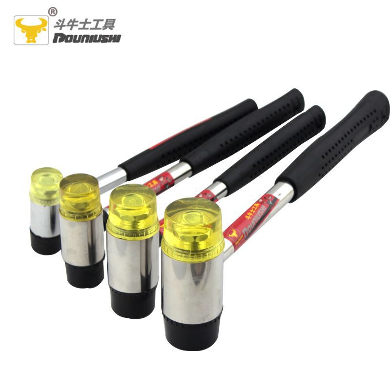 多功能软胶柄木工橡胶锤胶锤瓷砖大理石安装锤胶皮锤尼龙锤按摩