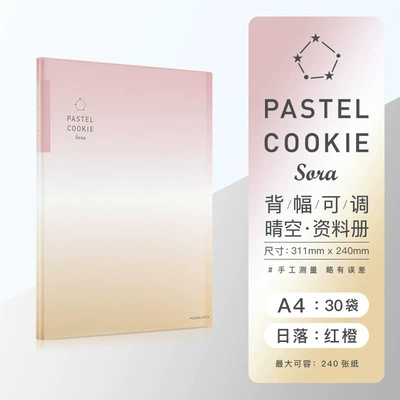 Го Ю Кокуё Data Book озеро Cooky Clear Qingkong серия A4 прозрачные страницы 40 страниц