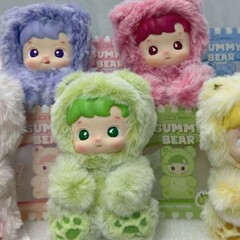 新品POPMART泡泡玛特HACIPUPU小熊软糖系列盲盒搪胶毛绒玩偶盲盒