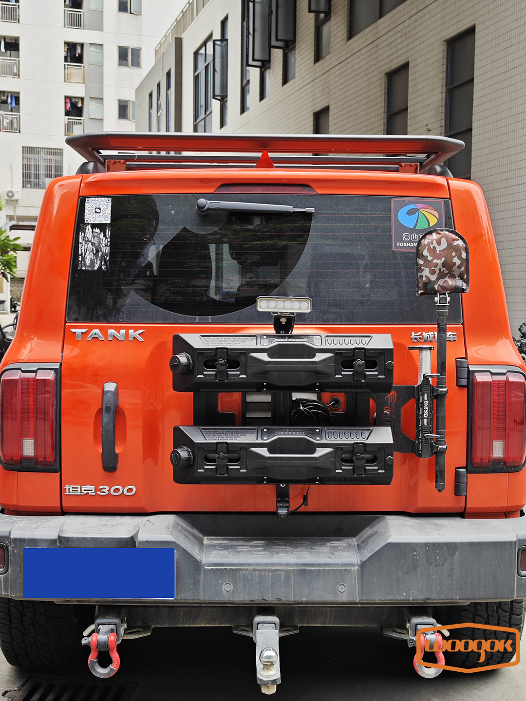 WOOGOK expands and modifies spare oil drum top fire rear side window off-road vehicle oil tank car motorcycle emergency oil tank