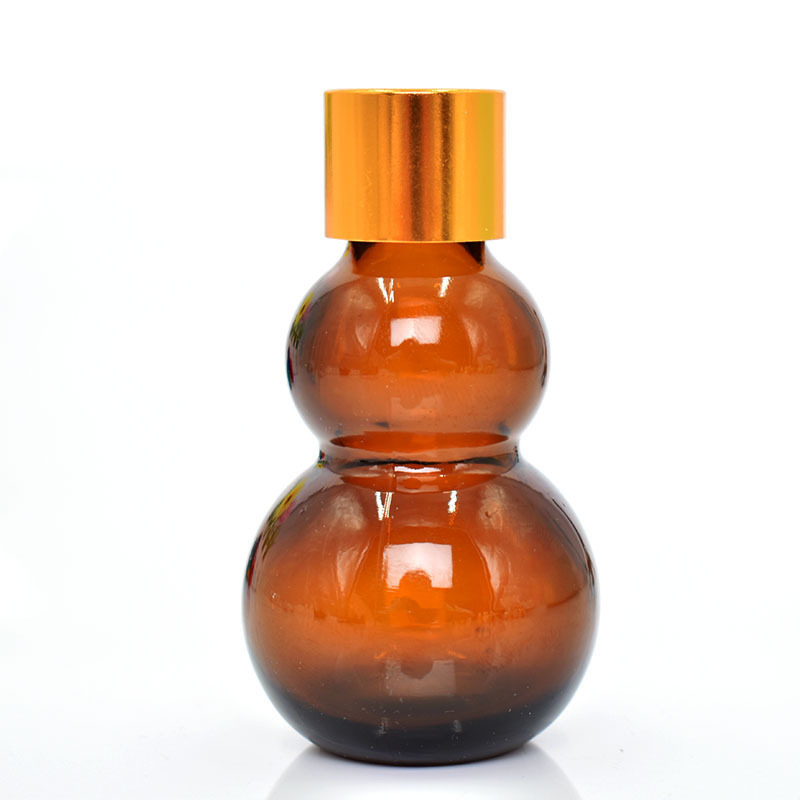 按摩精油瓶20ml双葫芦乳液玻璃瓶30ml精华滚珠瓶分装瓶滚珠设计|undefined