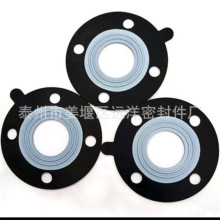 PTFE+EPDM四氟橡膠包覆墊高溫有彈性聚四氟乙烯復合墊片一片起訂