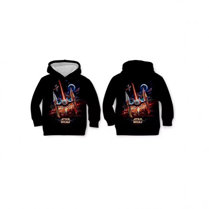 Star Wars Movie Peripheral 3D Printed Student Pullover Technological Handsome Street Style Hooded Top for Men and Women