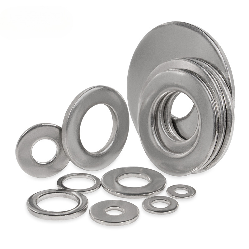 304不锈钢金属垫圈加大加厚平垫片M2M3M4M5M6M8M10-M42螺丝介子
