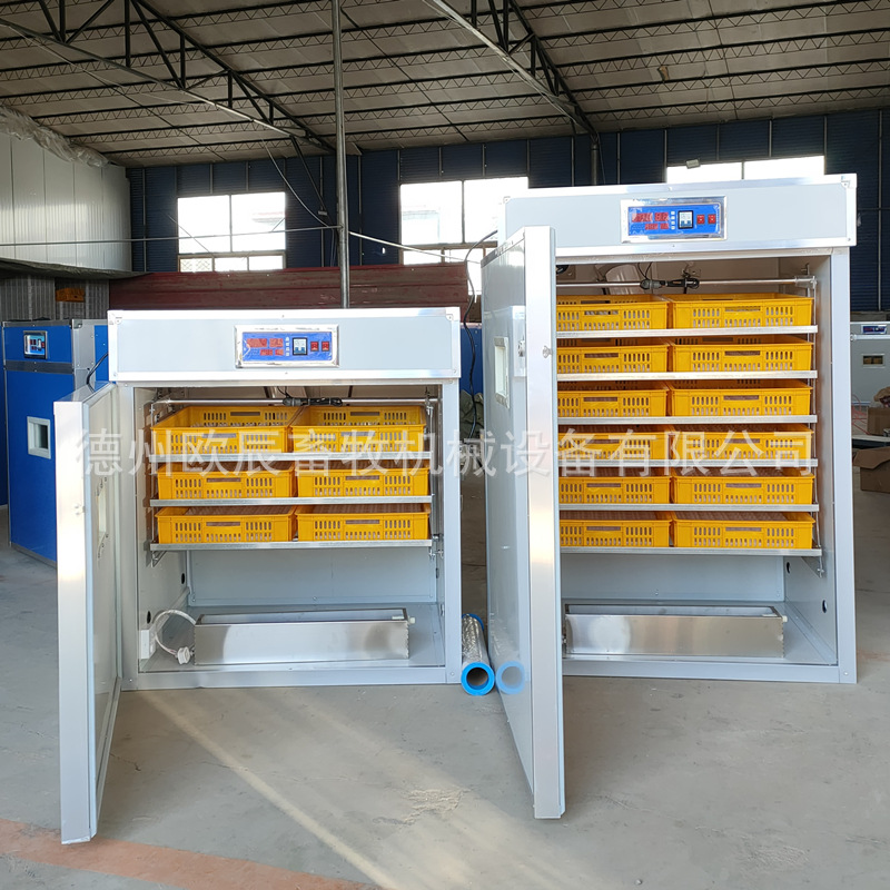 厂家直销全自动鸡鸭鹅孵化器528 1056孵蛋器设备一体三用机孵化机