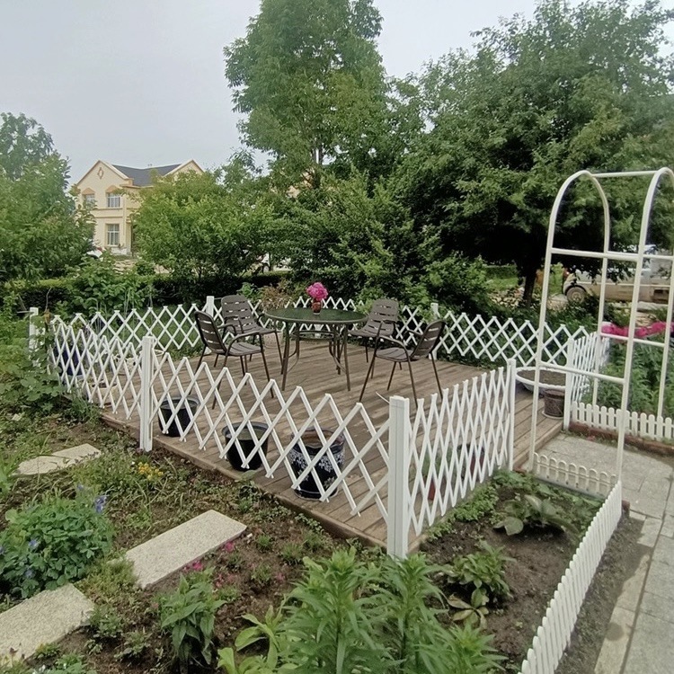 Забор деревянный раздвижной телескопический декоративный