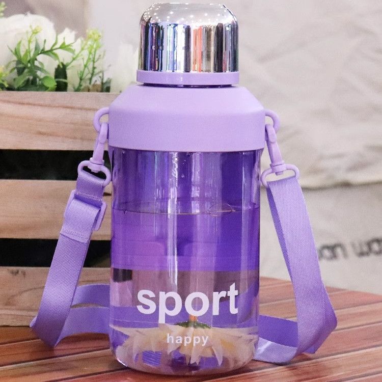 Taza de agua de plástico de montaña de viaje al aire libre de alta calidad para hombres y mujeres de calidad alimentaria de gran capacidad y alto valor