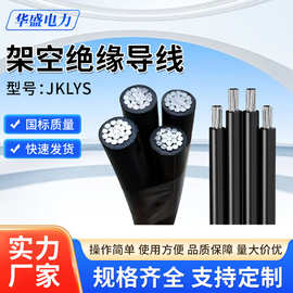 JKLYS架空绝缘导线平行绞合铝芯单芯2芯3芯4芯25平方35 50 70 95