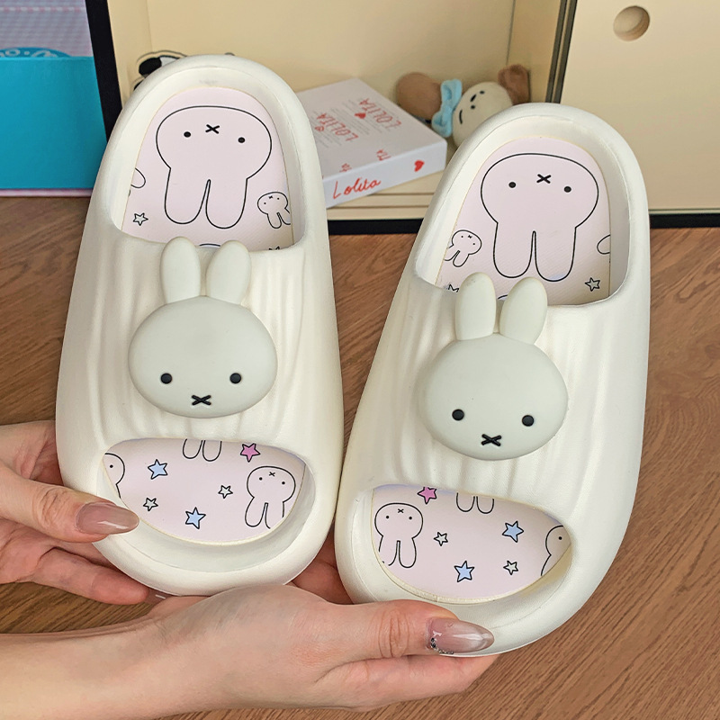 In-Stock Fast Shipping Miffy Rabbit Eva Slippers with Insoles for Women, Summer Outdoor Soft-Soled Non-Slip Indoor Slippers In-Stock Fast Shipping Miffy Rabbit Eva Slippers with Insoles for Women, Summer Outdoor Soft-Soled Non-Slip Indoor Slippers