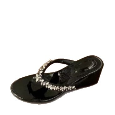 Primero encuentro con la temporada de altura de fondo grueso de pendiente de tacones de slippery para mujeres de verano 2026 nuevo estilo hermoso vestido de sandalias junto al mar image 5