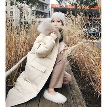 冬季中长款棉衣外套女2025新款韩版加厚棉袄宽松保暖外套毛领棉服