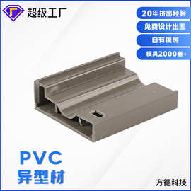 厂家定制PVC异型冷顶塑钢型材、ABS双色共挤产品
