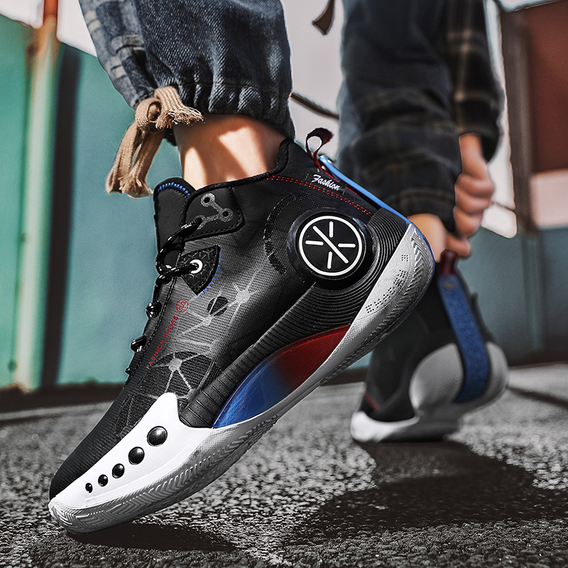 Mirage Basketball Shoes Men's Wade Breathable Real Anti-skid Wear-resistant Children's Sports Shoes_desvips.com