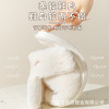 Winter slippers for beloved indoor, plush rabbit platform, footwear, 2023 collection