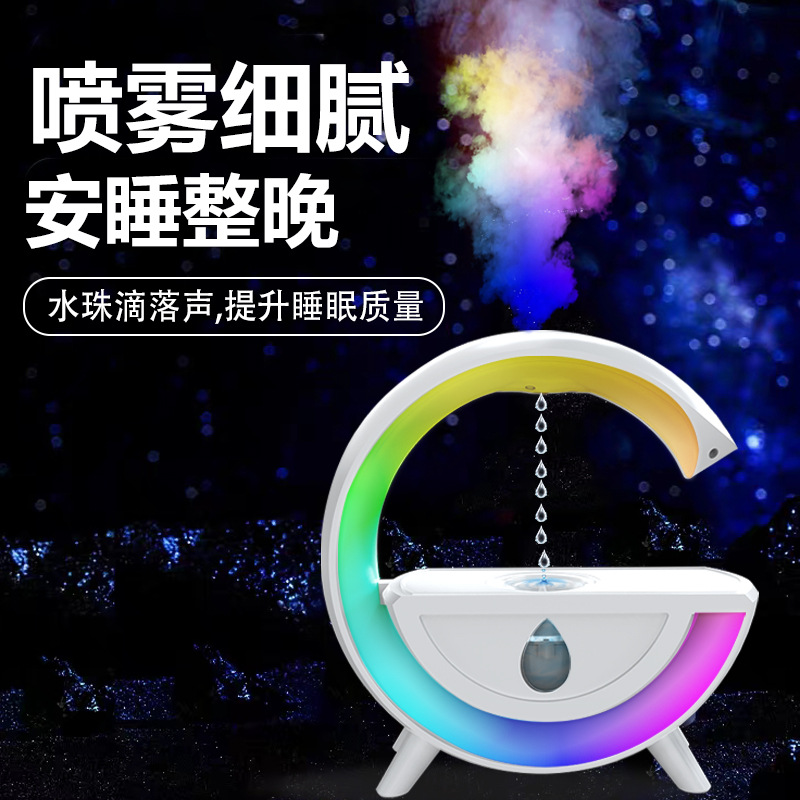 Nueva gran G anti-gravedad humidificador negro tecnología gota de agua backflow Oficina hogar dormitorio Mute humidificador aerosol