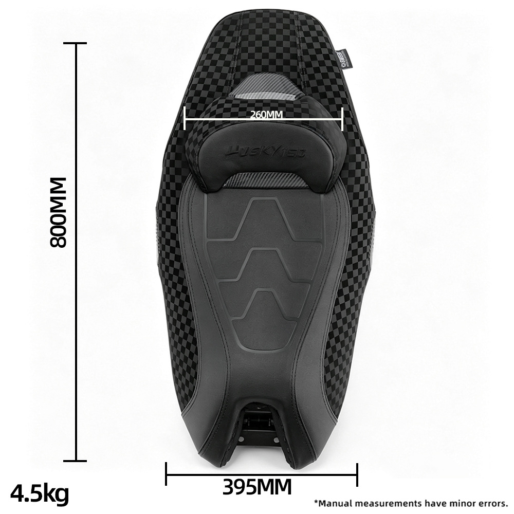 The new model is suitable for the SYM Husky 150 motorcycle, featuring a modified waterproof and comfortable seat cushion assembly with lumbar support