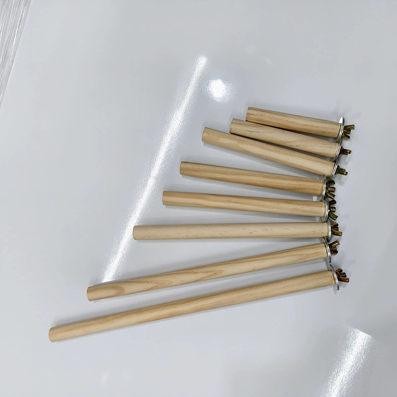 Деревянная подставка для попугаев и сороконожек, деревянная перекладина для сидения, различные аксессуары для клеток для птиц, производители могут изготовить на заказ размер и логотип.