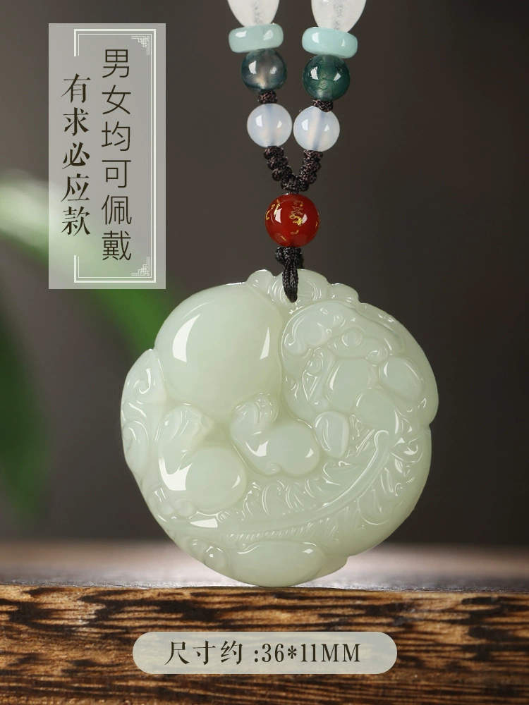 Подвес jade, ожерелье, мужской стиль, для любимого