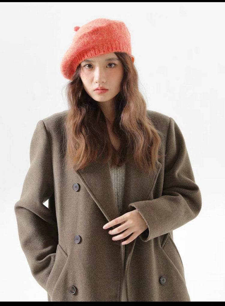 Women's Elegant Basic Solid Color Eaveless Beret Hat display picture 1