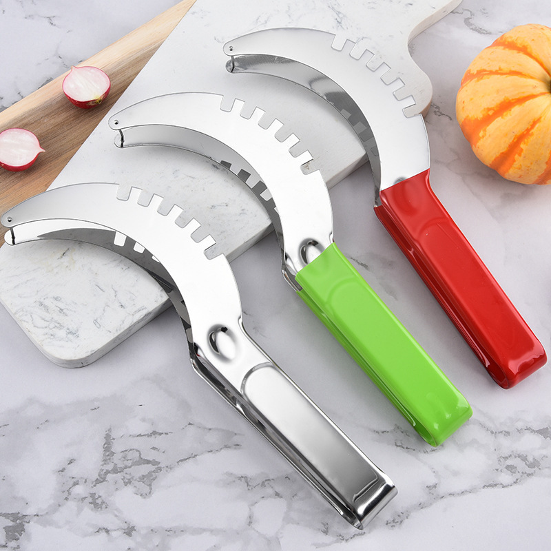 Watermelon cutting artifact stainless steel watermelon cutting device fruit splitter fruit watermelon meat taking household tools Watermelon cutting artifact stainless steel watermelon cutting device fruit splitter fruit watermelon meat taking household tools