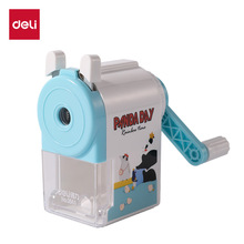 得力0641削笔机卡通手摇削笔器铅笔刀笔刨削