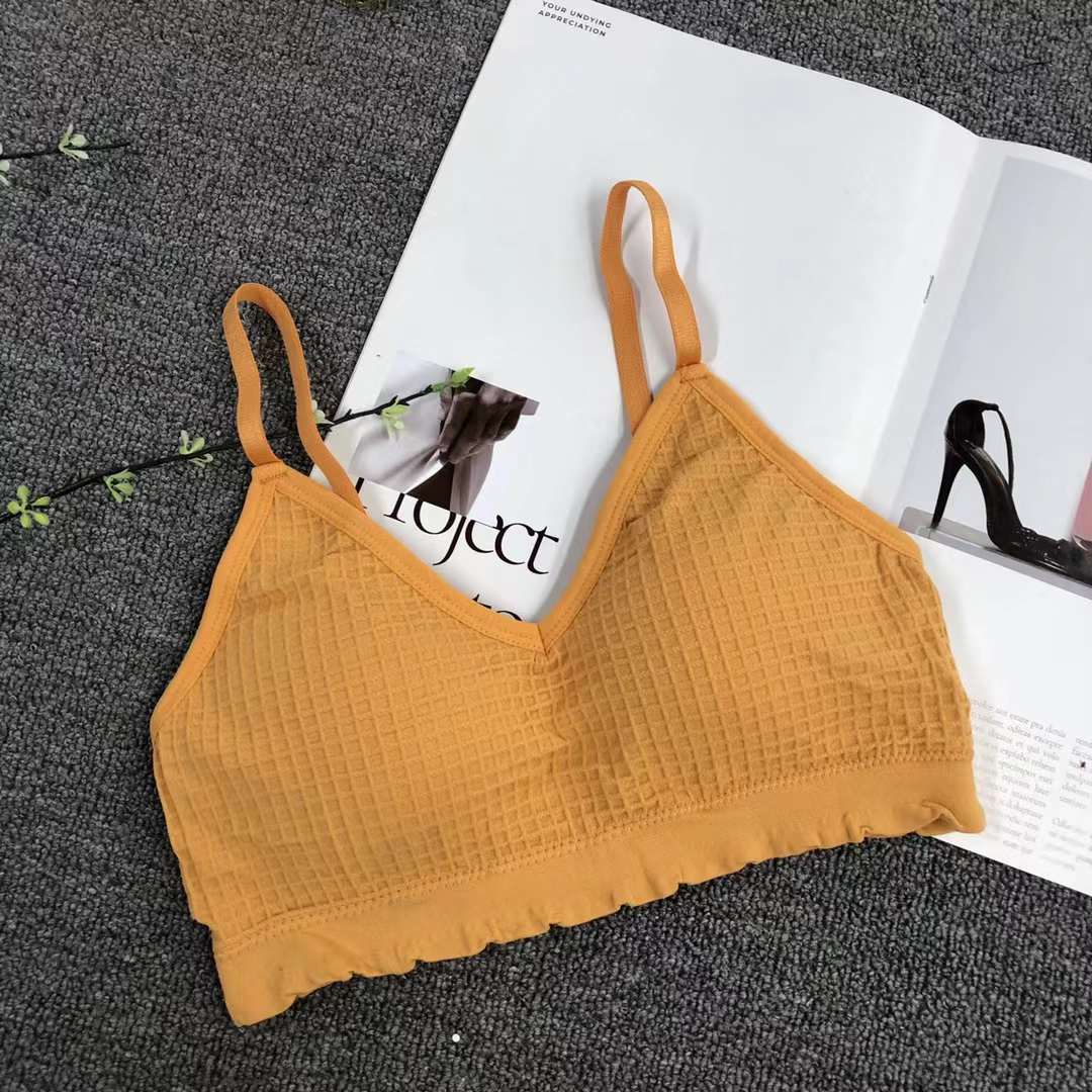 Nueva Seamless alta elástico Sling belleza de las mujeres chaleco inalámbrico yoga sujetador ropa interior deportiva al por mayor image 3
