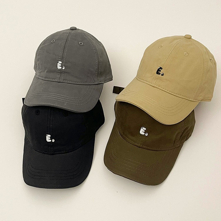 ins sombrero para niños bordado coreano sombrero de béisbol primavera y otoño 2 años de niño sombrero de lengua de pato niñas estilo extranjero moda versátil