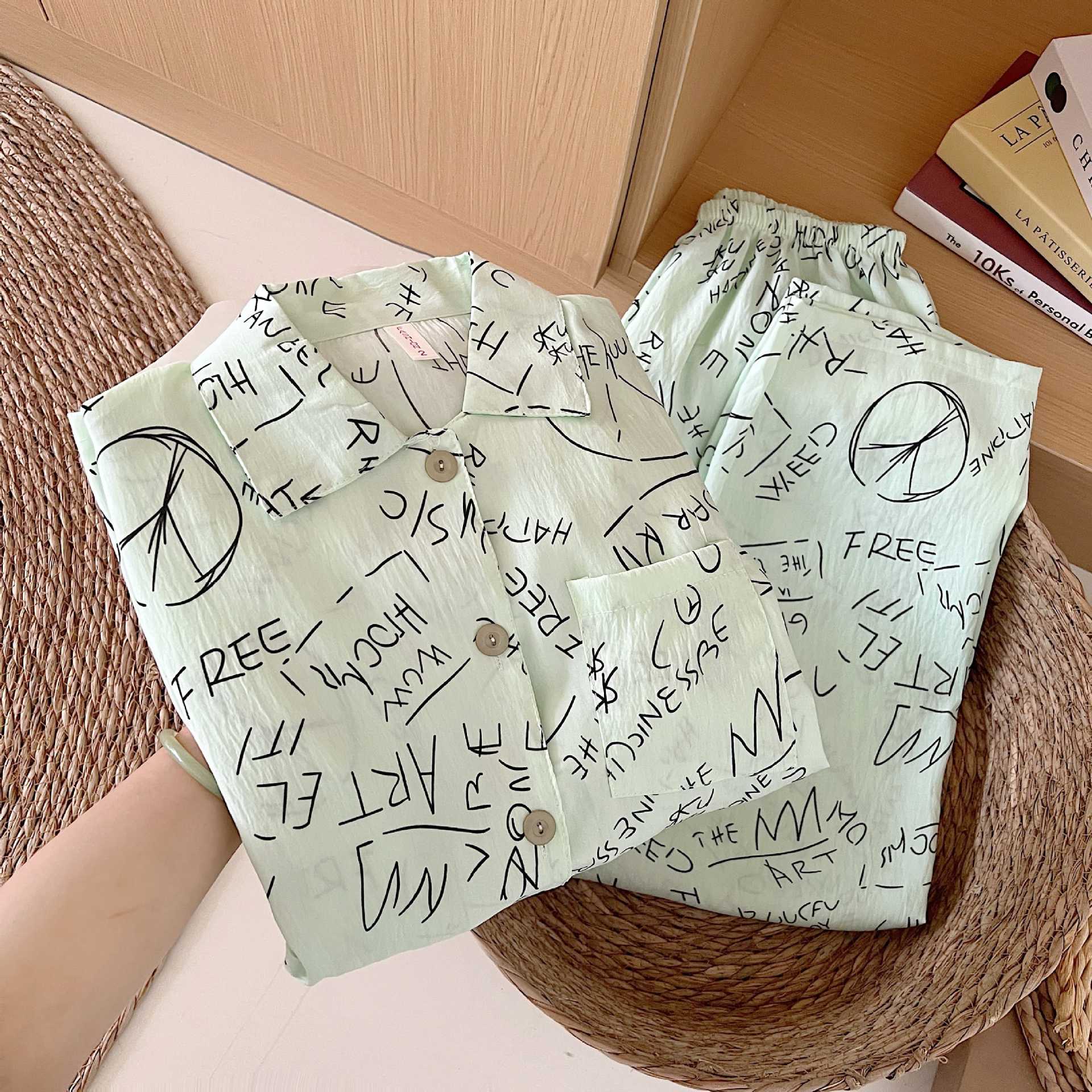 外国貿易クロスボーダー卸売クラウドコットン長袖ズボン 120 グラムパジャマ女性のための Xiaoxin 外で着用できるラペルカーディガンホーム服