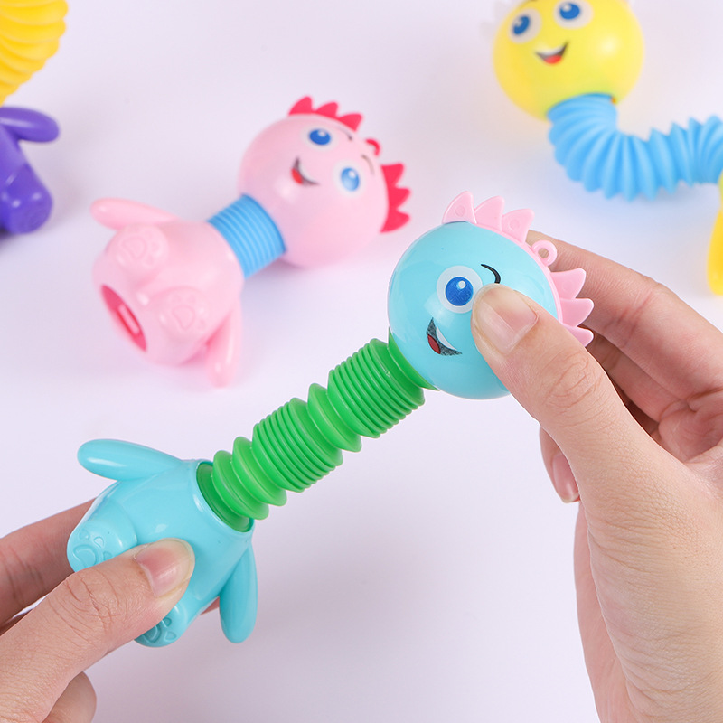 Espejo cruzado nuevo descompresión telescópico ciervo conejo sentido de los niños descompresión ventilación novedoso juguete estiramiento muñeca