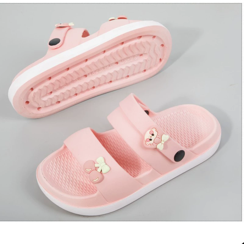 Тапочки-слипоны, женская летняя одежда, Нескользящие рабочие пляжные сандалии на толстой подошве, сандалии два-в-одном для женщин