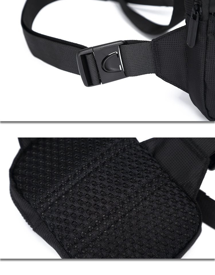 Mobile Phone Bag, Men's Fashion Niche Chest Bag Personality Small Shoulder Bag Casual Japanese Men's Small Bag Light And Simple Shoulder Bag_voghion.com