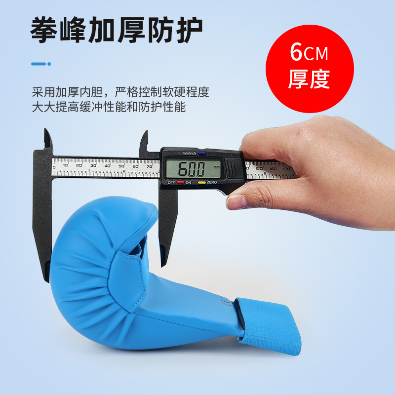 ZTTY equipo de protección de karate protección de pulgar engrosamiento protector de manos de karate profesional protector de manos para adultos y niños al por mayor
