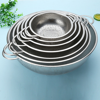 Stainless steel multi-function Kong Lan Vegetables fruit Leachate Fruit plate kitchen Stands
