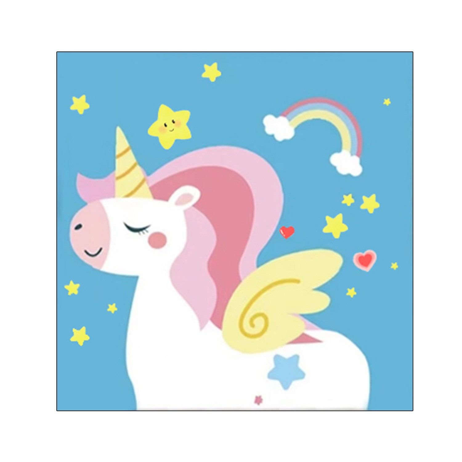 [Con marco] Auténtico Mona Lisa Royal Cross Stitch Unicornio 2024 Fantasía Dibujos animados Punto de cruz para niños image 4