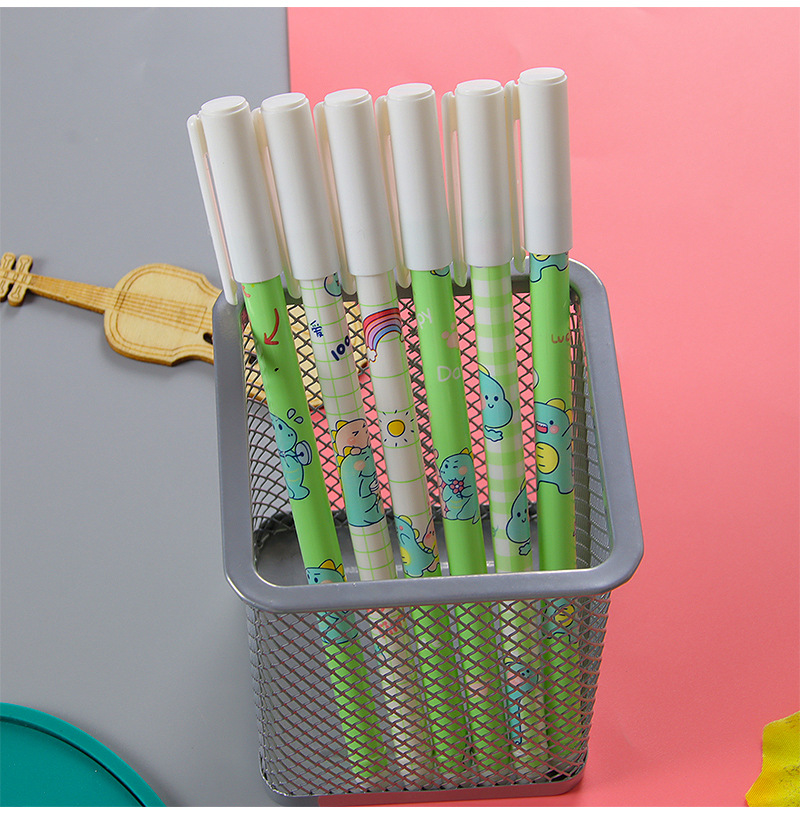 可爱恐龙花膜中性笔_09