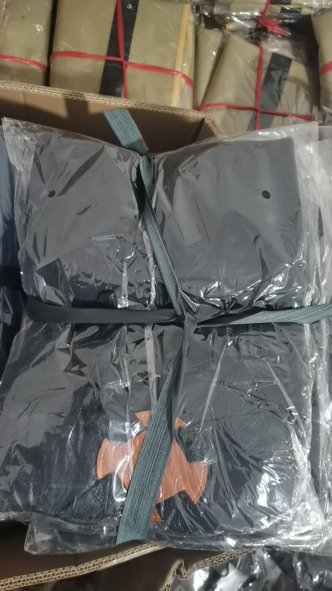 Bolsa de almacenamiento de delantal de lona al aire libre transfronteriza Recolección de frutas y verduras bolsa de almacenamiento de cosecha de liberación rápida de Bolsillo grande al por mayor