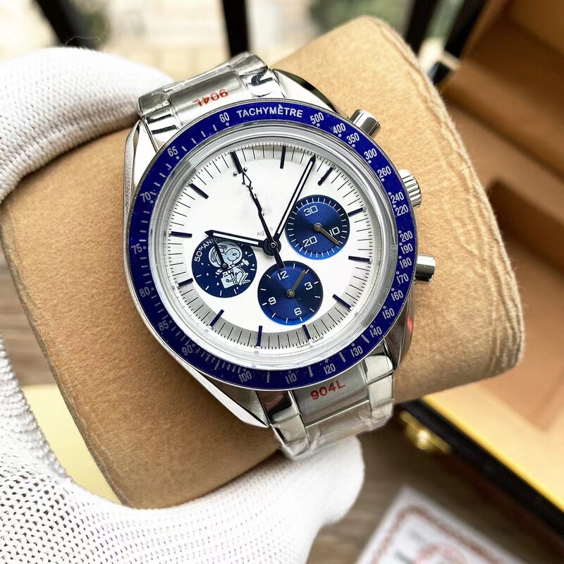 Speedmaster Series Three-Eye Six-Pin Multi-Function Chronograph Quartz Watch Fully Automatic Mechanical Watch Waterproof Danalen Watch Speedmaster Series Three-Eye Six-Pin Multi-Function Chronograph Quartz Watch Fully Automatic Mechanical Watch Waterproof Danalen Watch