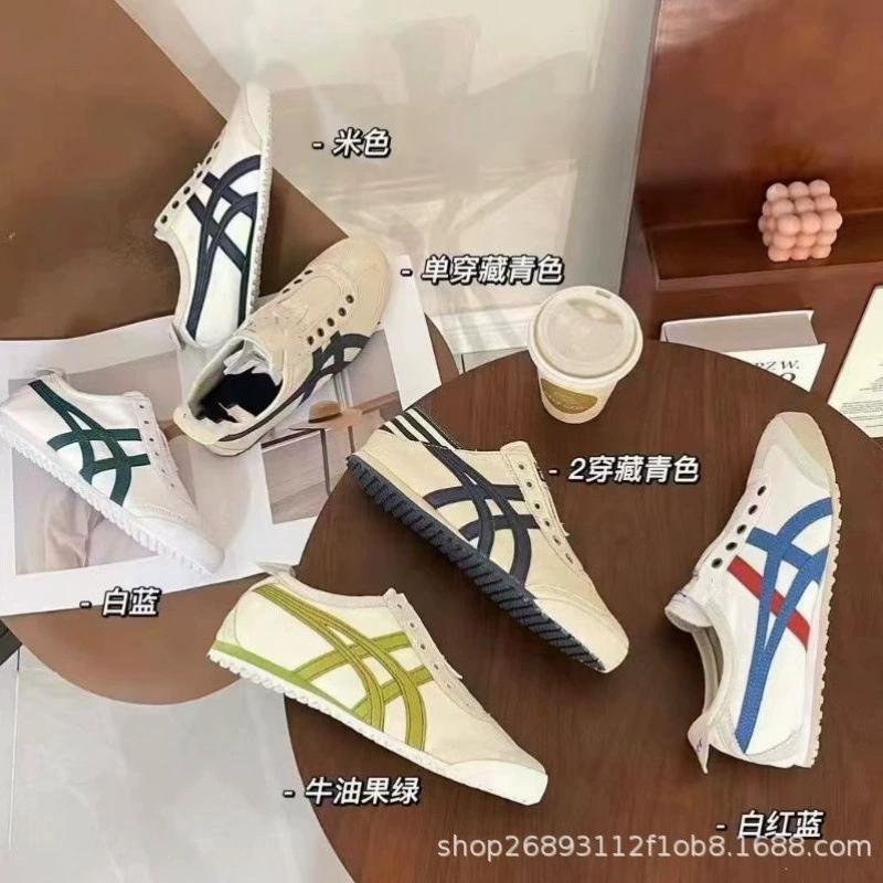 Putian Tiger классическая повседневная спортивная обувь Onitsuka Tiger, дышащая легкая парусиновая обувь на одну ногу, мужские и женские кроссовки