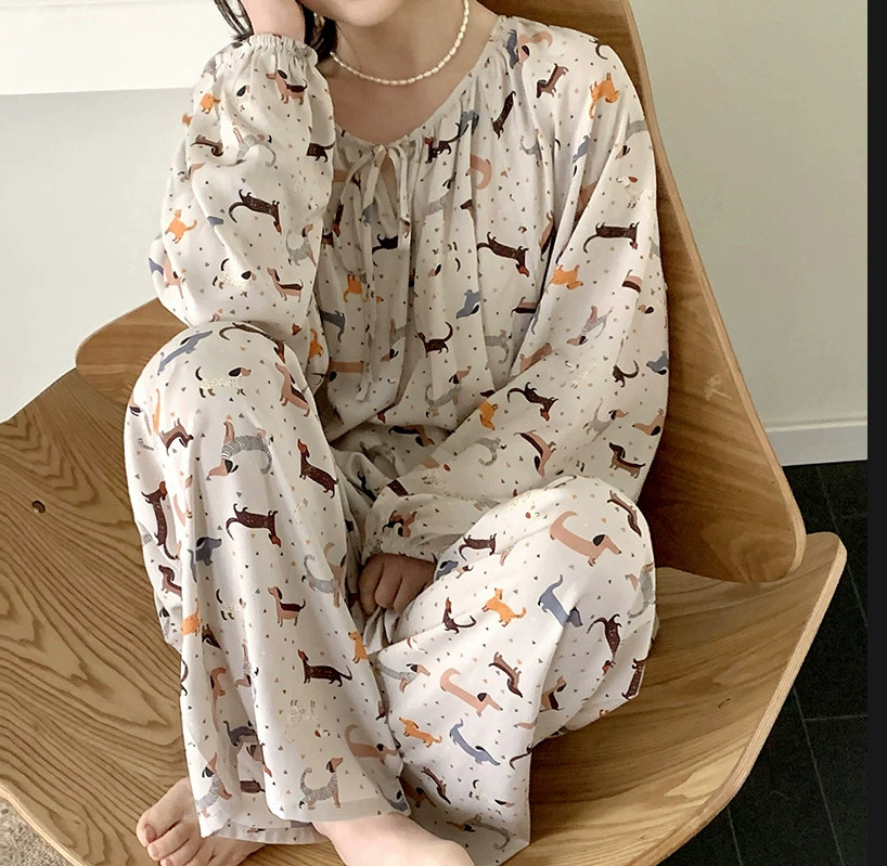 HX2421 대형슈트+머리끈-강아지