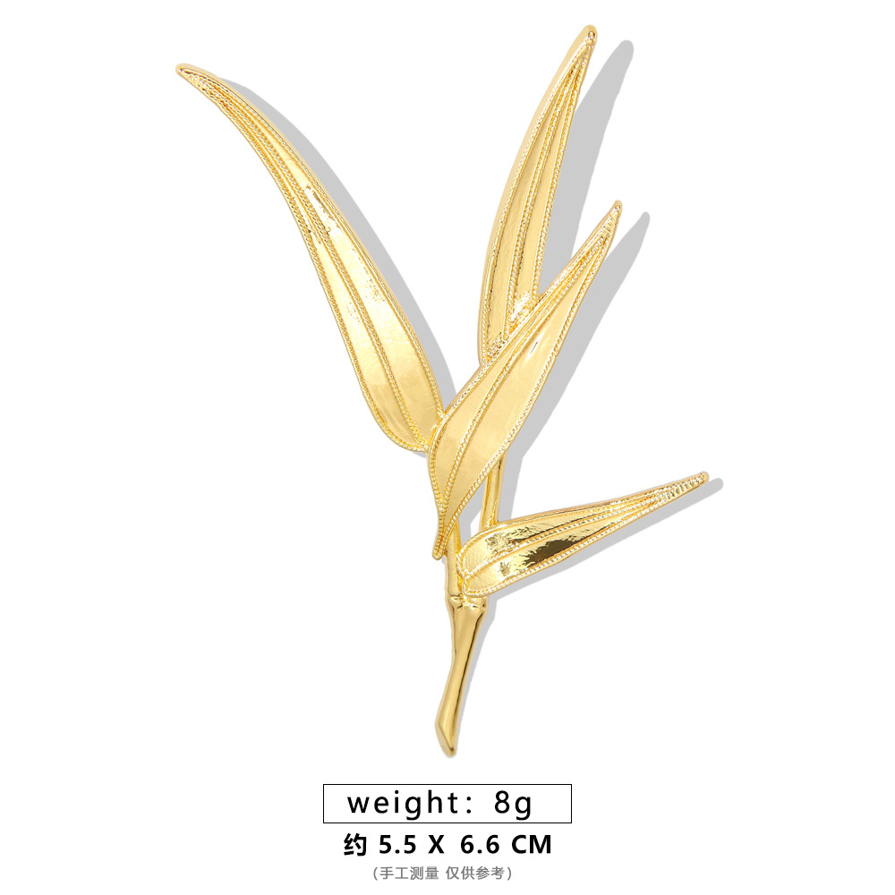 【고품질】대나무 잎 한 가닥